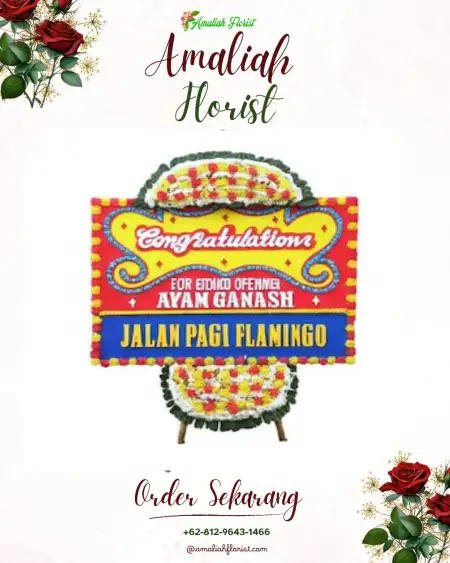 Sewa Papan Bunga Gedung Jaya